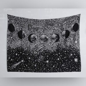 Urban Outfitters Tapestry Sun Moon Stars Boho Wall Hanging Dorm Decor